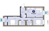 Продажа 3-комнатной квартиры, 66.3 м² в Астане