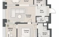 Продажа 3-комнатной квартиры, 67 м² в Алматы - фото 5