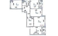 Продажа 4-комнатной квартиры, 101.5 м² в Астане - фото 12