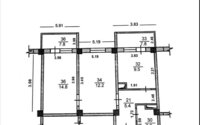 Продажа 2-комнатной квартиры, 49.7 м² в Алматы