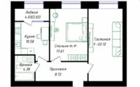 Продажа 2-комнатной квартиры, 65.43 м² в Астане - фото 5