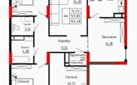 Продажа 4-комнатной квартиры, 124 м² в Астане