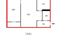 Продажа 2-комнатной квартиры, 45 м² в Темиртау - фото 8