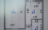 Продажа 1-комнатной квартиры, 41.3 м² в Астане - фото 4