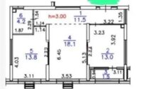 Продажа 2-комнатной квартиры, 62.1 м² в Алматы