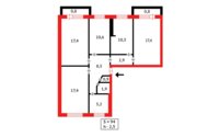 Продажа 5-комнатной квартиры, 94 м² в Темиртау - фото 16