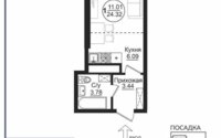 Продажа 1-комнатной квартиры, 25 м² в Астане - фото 2