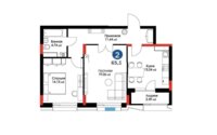 Продажа 2-комнатной квартиры, 66 м² в Астане - фото 3