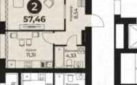 Продажа 1-комнатной квартиры, 41 м² в Астане - фото 3