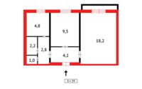Продажа 2-комнатной квартиры, 44 м² в Темиртау - фото 12