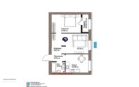 Продажа 2-комнатной квартиры, 56.27 м² в Астане