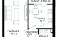 Продажа 1-комнатной квартиры, 40 м² в Астане