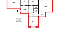 Продажа 4-комнатной квартиры, 82 м² в Караганде - фото 17