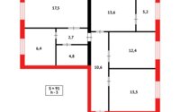 Продажа 4-комнатной квартиры, 91 м² в Караганде - фото 14