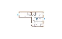 Продажа 3-комнатной квартиры, 80.13 м² в Астане