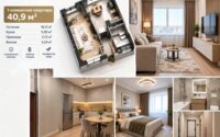 Продажа 1-комнатной квартиры, 40.9 м² в Астане