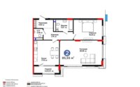 Продажа 2-комнатной квартиры, 85.55 м² в Астане