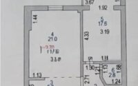 Продажа 2-комнатной квартиры, 53.6 м² в Астане