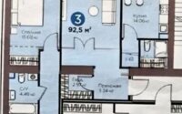 Продажа 3-комнатной квартиры, 92.5 м² в Астане - фото 3