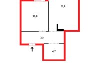 Продажа 2-комнатной квартиры, 42.3 м² в Астане - фото 7