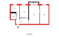 Продажа 3-комнатной квартиры, 57 м² в Абае - фото 7