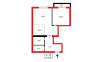 Продажа 2-комнатной квартиры, 59 м² в Караганде - фото 16