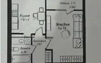 Продажа 1-комнатной квартиры, 39 м² в Астане