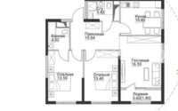 Продажа 3-комнатной квартиры, 74.79 м² в Алматы