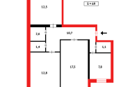 Продажа 3-комнатной квартиры, 68 м² в Темиртау - фото 13